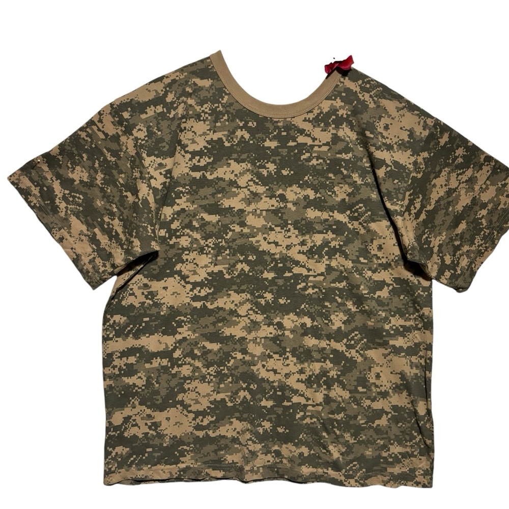VTG ROTNCO 3X Camo short sleeve T-shirt Cotton blend green tan NWOT